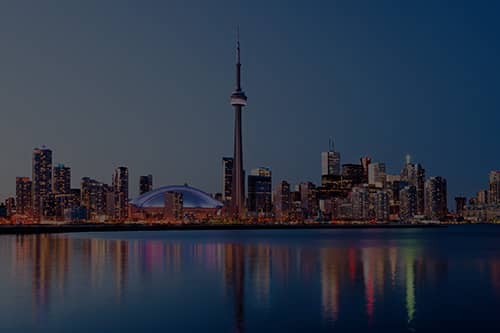 CAPS Community, Toronto chapter; waterfront skyline image