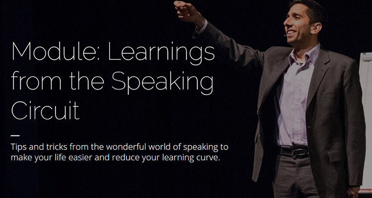 Learnings from the speaking circuit